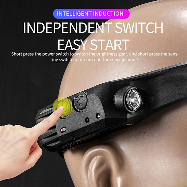 چراغ هدلایت پیشانی سنسور دار